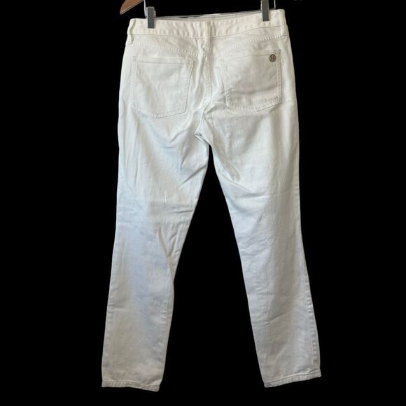Tori Burch Mid Rise Super Skinny. White Jeans Sz 29 - Picture 4 of 7